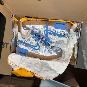 Nike x Off-White University Blue & White Rubber Dunks